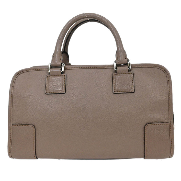 Loewe Gray Leather Amazona 28 Handbag 011307 AQ00082