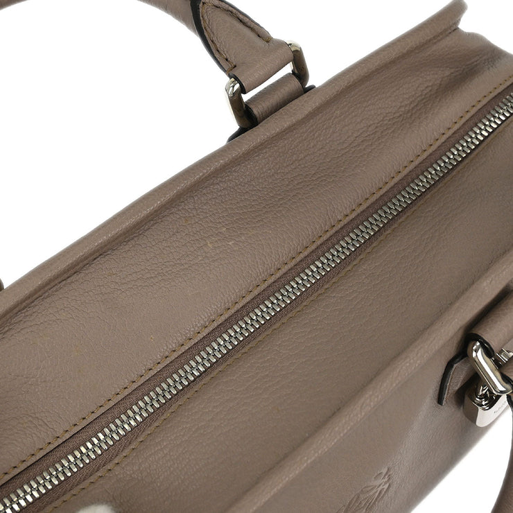Loewe Gray Leather Amazona 28 Handbag 011307 AQ00082
