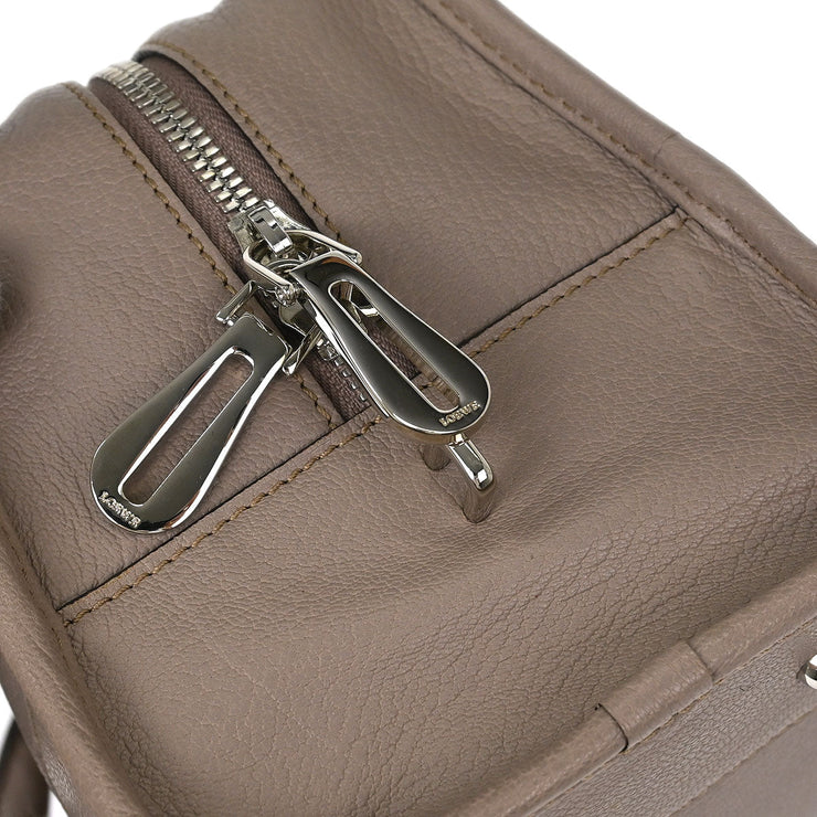 Loewe Gray Leather Amazona 28 Handbag 011307 AQ00082
