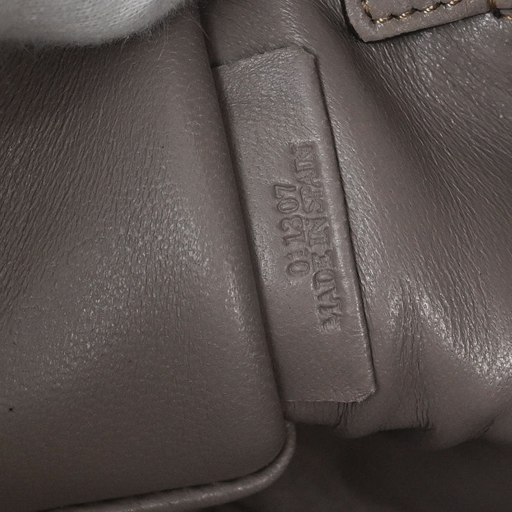 Loewe Gray Leather Amazona 28 Handbag 011307 AQ00082