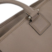 Loewe Gray Leather Amazona 28 Handbag 011307 AQ00082