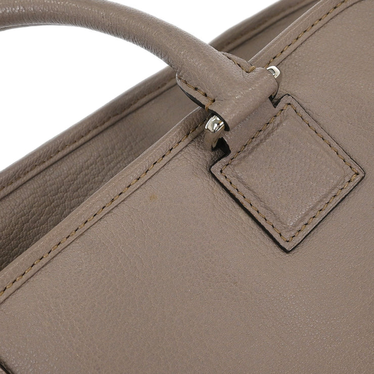 Loewe Gray Leather Amazona 28 Handbag 011307 AQ00082