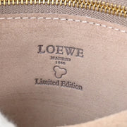 Loewe Off-white Perforated Leather Amazona 28 Handbag 271102 AQ00083