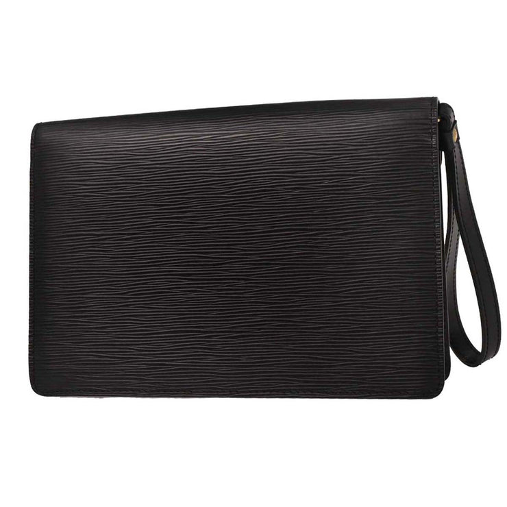 Louis Vuitton Black Epi Pochette Sellier Dragonne Clutch M52612 VI0055 AQ00084