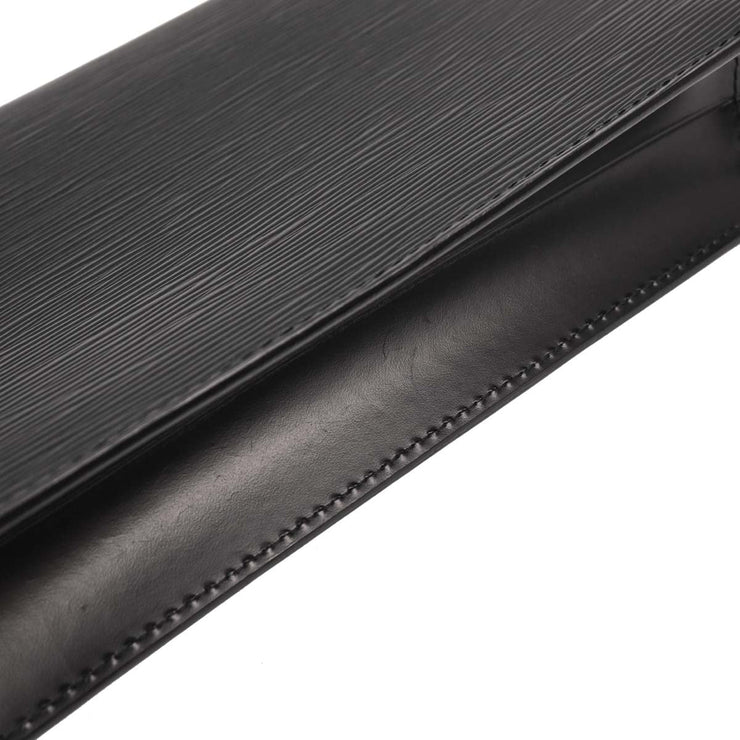 Louis Vuitton Black Epi Pochette Sellier Dragonne Clutch M52612 VI0055 AQ00084