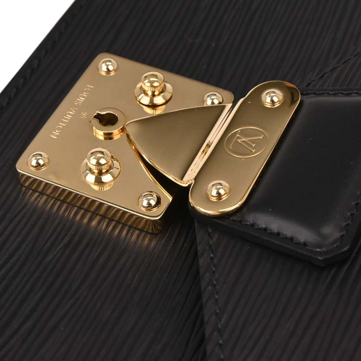 Louis Vuitton Black Epi Pochette Sellier Dragonne Clutch M52612 VI0055 AQ00084
