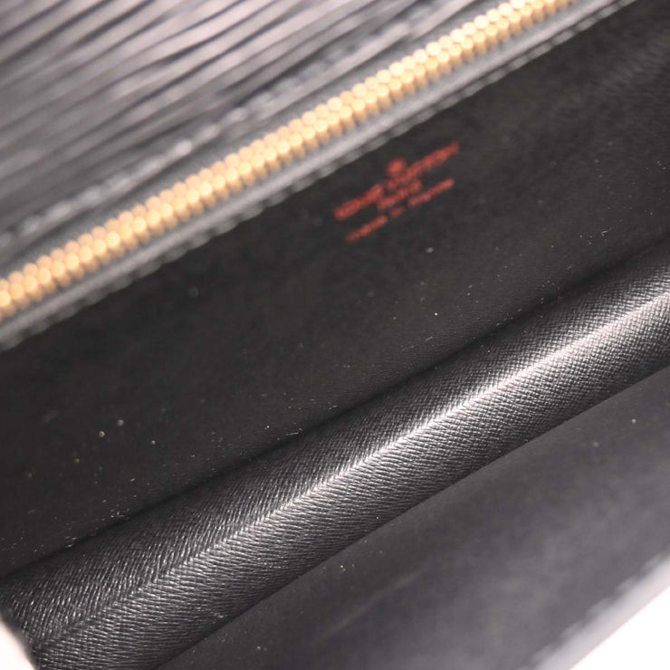 Louis Vuitton Black Epi Pochette Sellier Dragonne Clutch M52612 VI0055 AQ00084