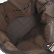Gucci Brown Bamboo GG Handbag 339547 492174 AQ00085