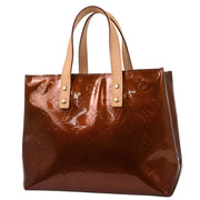Louis Vuitton Bronze Vernis Reade PM Tote Handbag M91146 MI1001 AQ00088