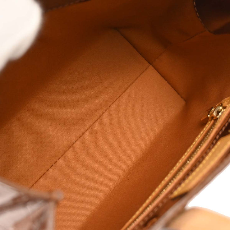 Louis Vuitton Bronze Vernis Reade PM Tote Handbag M91146 MI1001 AQ00088