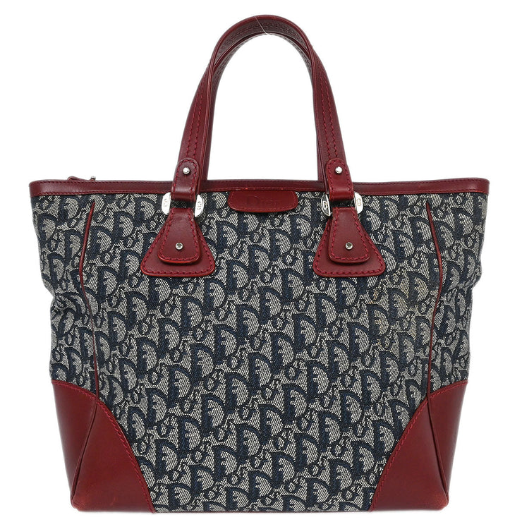 Christian Dior Navy Bordeaux Trotter Tote Bag 15-BO-0055 AQ00092
