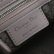 Christian Dior Light Gray Lambskin Lady Dior Cannage Handbag 02-MA-0161 AQ00093