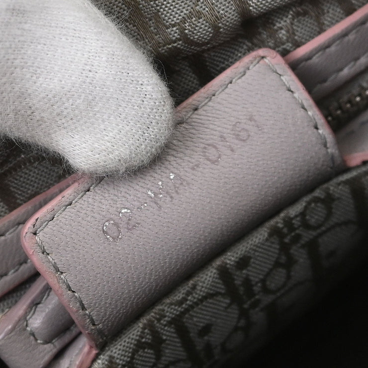 Christian Dior Light Gray Lambskin Lady Dior Cannage Handbag 02-MA-0161 AQ00093