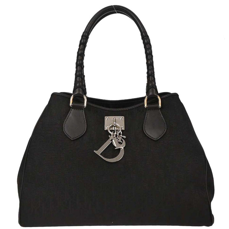 Christian Dior Black Lovely Trotter Tote Bag 01-RU-0028 AQ00094