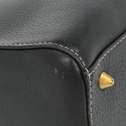 Christian Dior Black Calfskin Lady Dior 2way Handbag 05-MA-0072 AQ00098