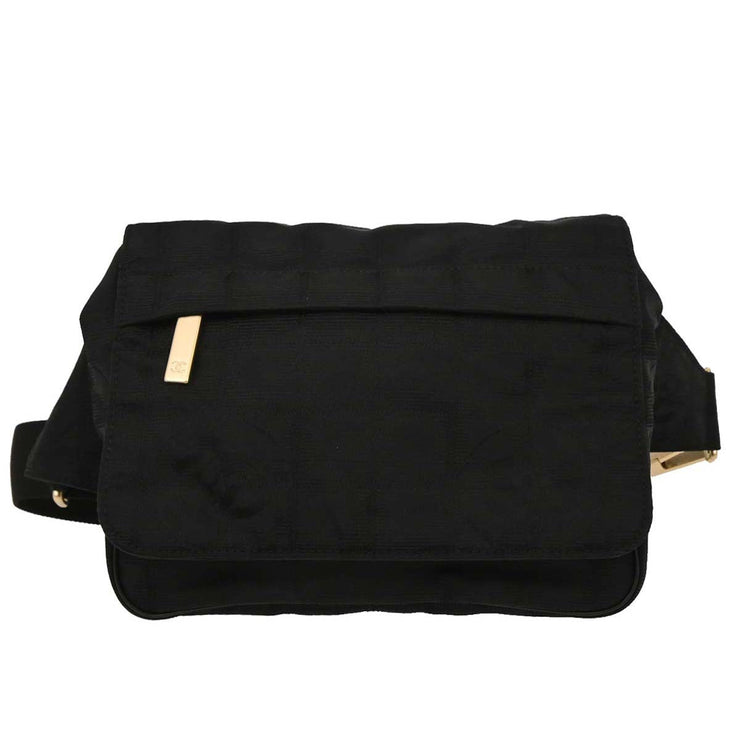 Chanel Black Travel Line Bum Bag AQ00100