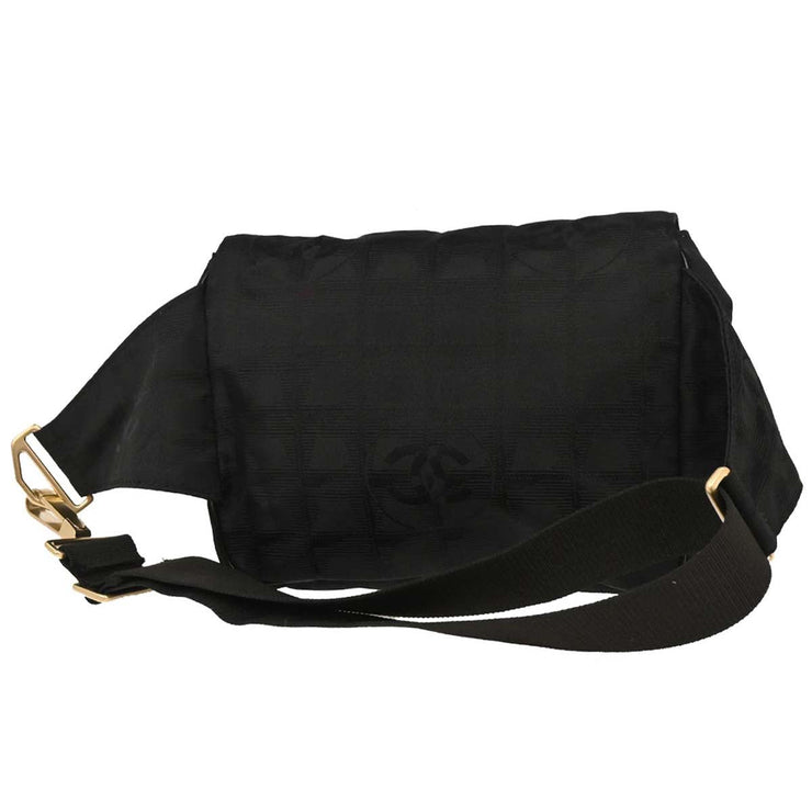 Chanel Black Travel Line Bum Bag AQ00100
