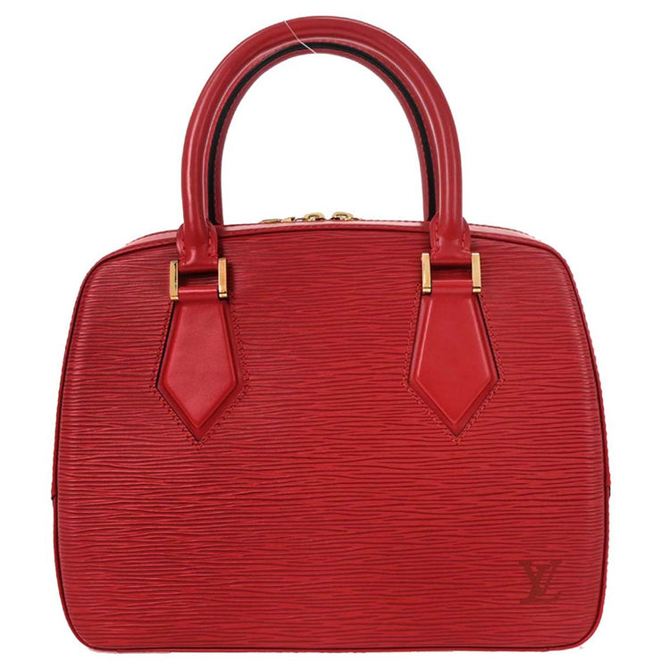 Louis Vuitton Red Epi Sablon Handbag M52047 TH1927 AQ00104