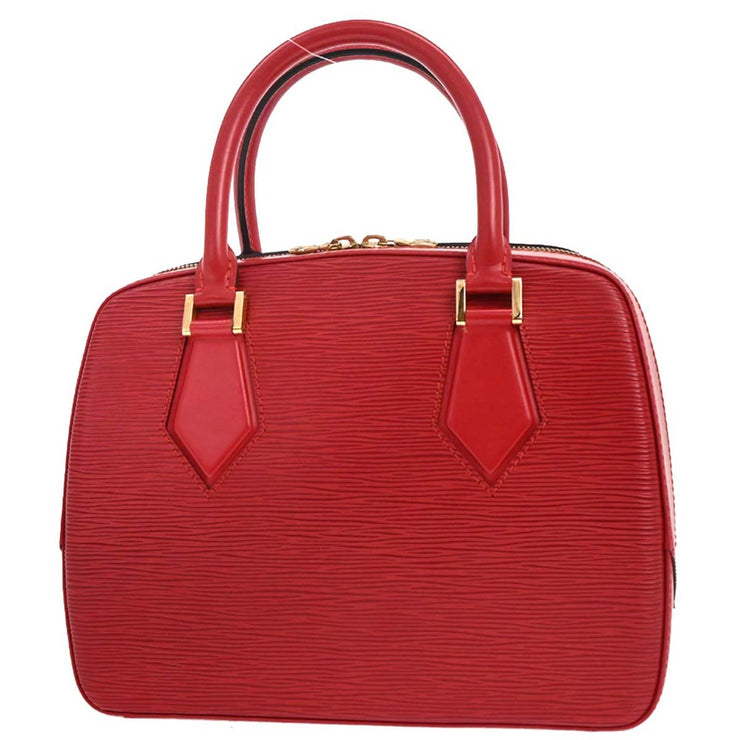 Louis Vuitton Red Epi Sablon Handbag M52047 TH1927 AQ00104