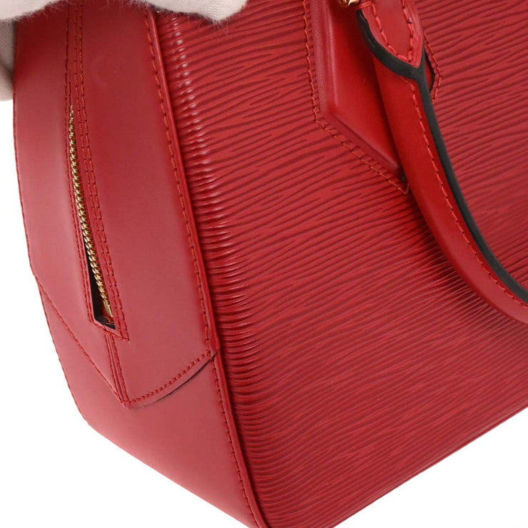 Louis Vuitton Red Epi Sablon Handbag M52047 TH1927 AQ00104