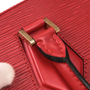 Louis Vuitton Red Epi Sablon Handbag M52047 TH1927 AQ00104