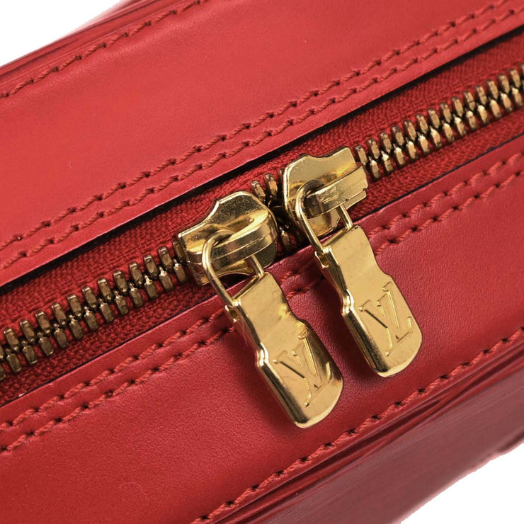 Louis Vuitton Red Epi Sablon Handbag M52047 TH1927 AQ00104