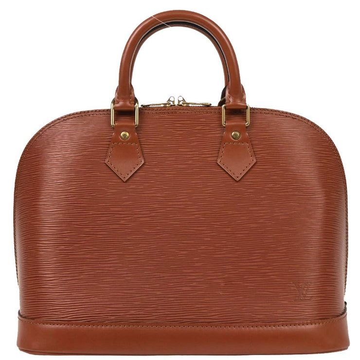 Louis Vuitton Brown Epi Alma Handbag M52143 AR0996 AQ00106