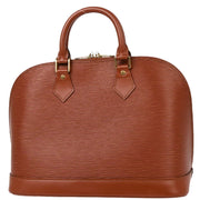 Louis Vuitton Brown Epi Alma Handbag M52143 AR0996 AQ00106