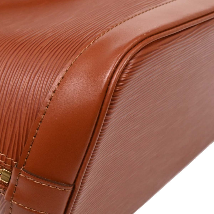 Louis Vuitton Brown Epi Alma Handbag M52143 AR0996 AQ00106
