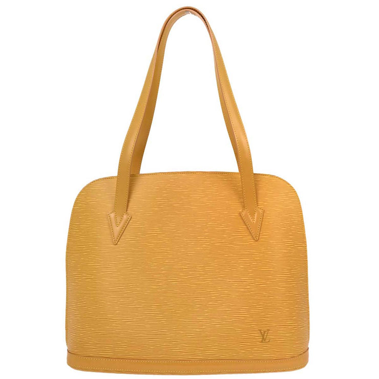 Louis Vuitton Yellow Epi Lussac Shoulder Bag M52289 AS0021 AQ00107