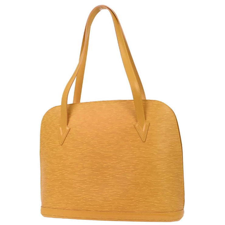 Louis Vuitton Yellow Epi Lussac Shoulder Bag M52289 AS0021 AQ00107