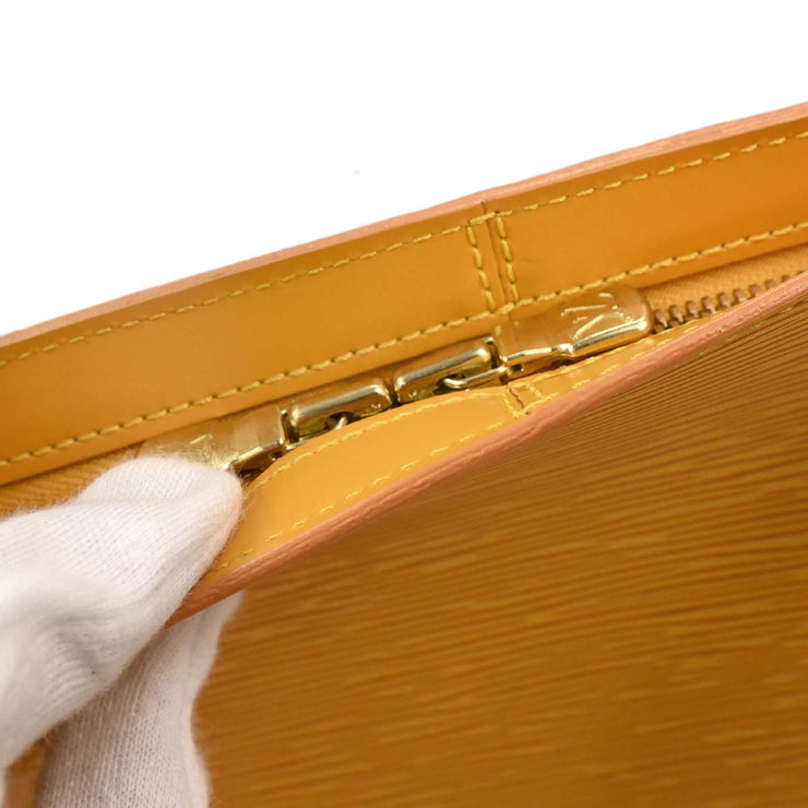 Louis Vuitton Yellow Epi Lussac Shoulder Bag M52289 AS0021 AQ00107