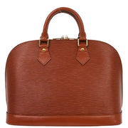 Louis Vuitton Brown Epi Alma Handbag M52143 MI0938 AQ00110
