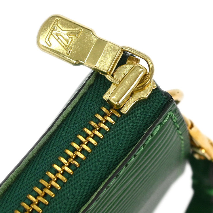 Louis Vuitton Green Epi Pochette Accessoires 24 Handbag M52954 AR0939 AQ00112