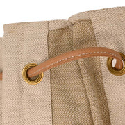Hermes Beige Gold Toile Chevrons Aline GM Shoulder Bag AQ00113