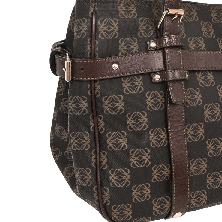 Loewe Brown PVC Anagram Handbag 290606 AQ00121