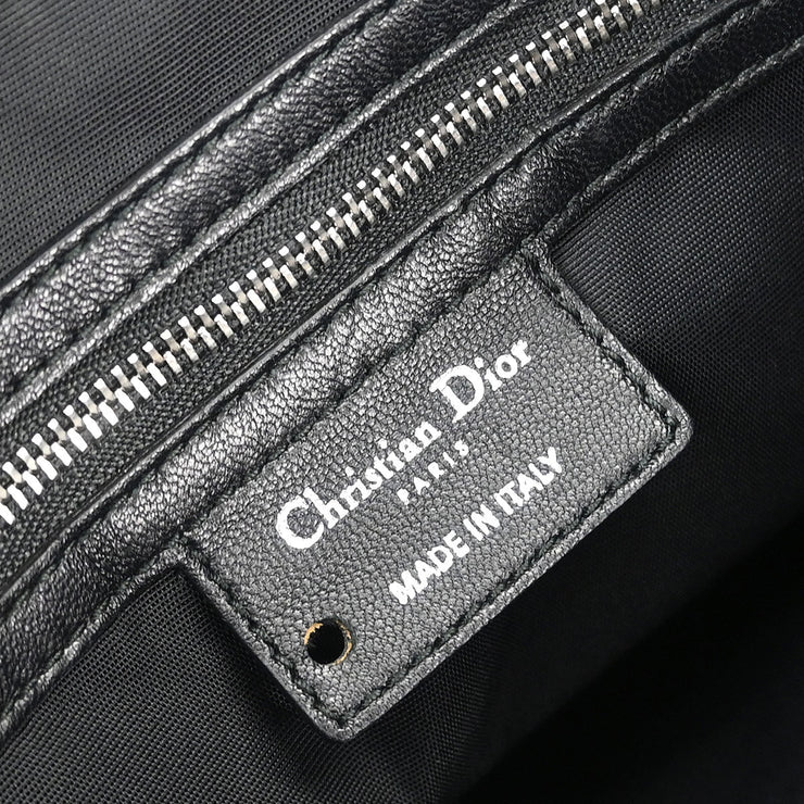 Christian Dior Black Lambskin Lady Dior Cannage Tote Handbag 00-BA-0181 AQ00125