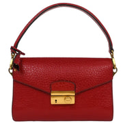 Prada Red Leather Handbag BN0924 N 7 AQ00128