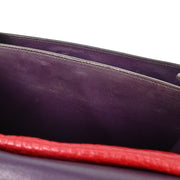 Prada Red Leather Handbag BN0924 N 7 AQ00128