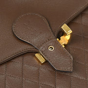 Yves Saint Laurent Brown Shoulder Bag AQ00129
