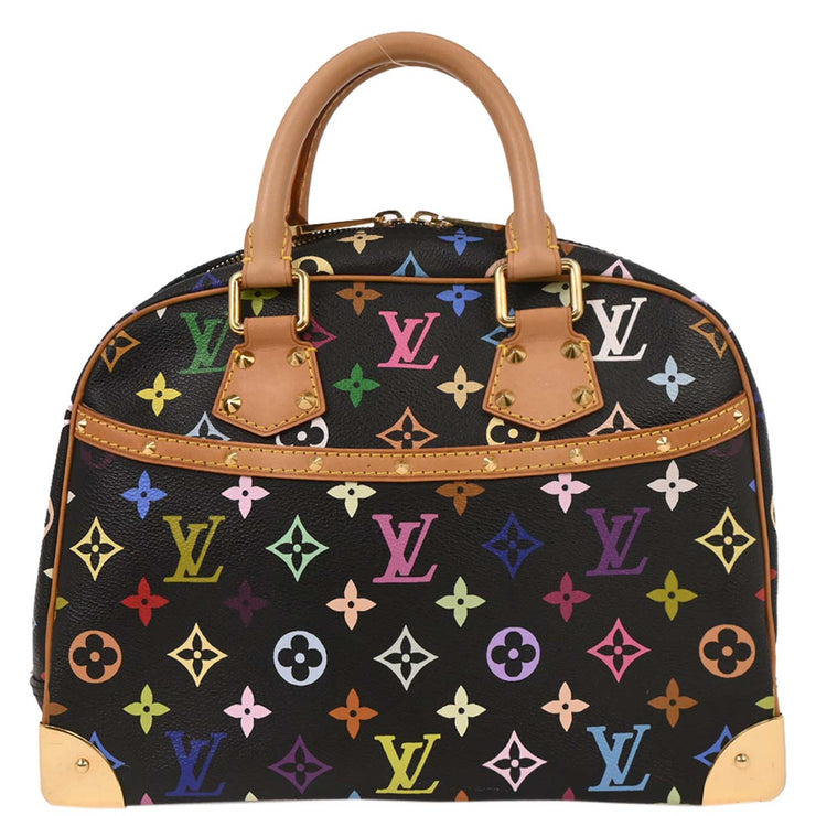 Louis Vuitton Black Monogram Multicolor Trouville M92662 SD0025 AQ00139