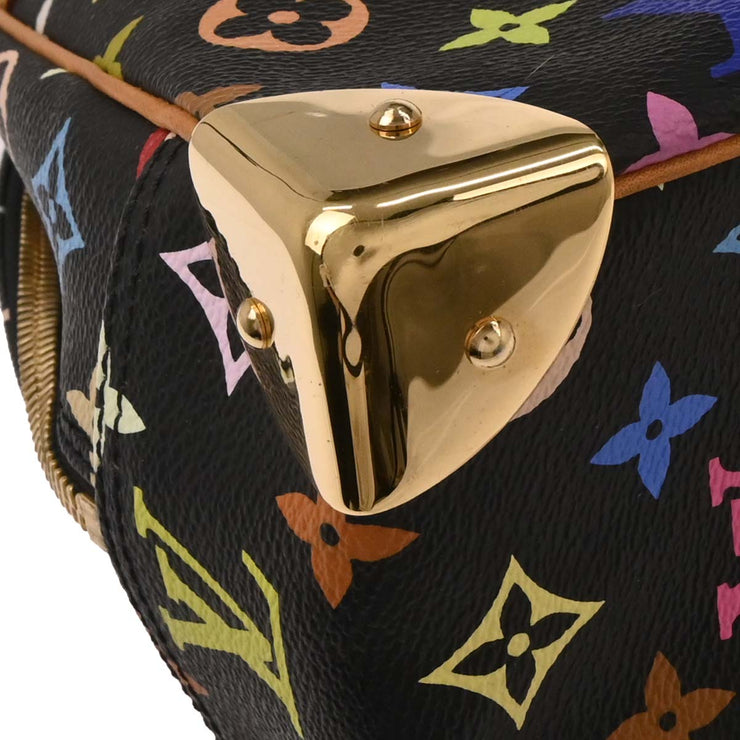 Louis Vuitton Black Monogram Multicolor Trouville M92662 SD0025 AQ00139