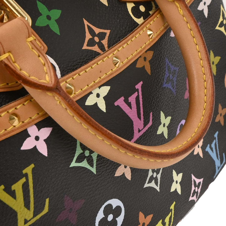 Louis Vuitton Black Monogram Multicolor Trouville M92662 SD0025 AQ00139