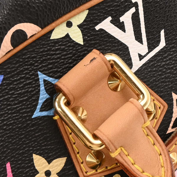 Louis Vuitton Black Monogram Multicolor Trouville M92662 SD0025 AQ00139