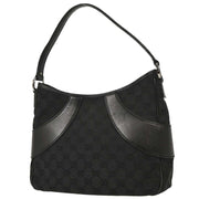 Gucci Black GG Canvas Handbag 113012 002122 AQ00158