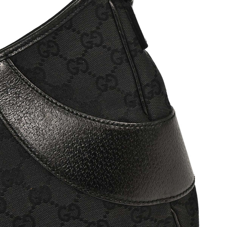 Gucci Black GG Canvas Handbag 113012 002122 AQ00158