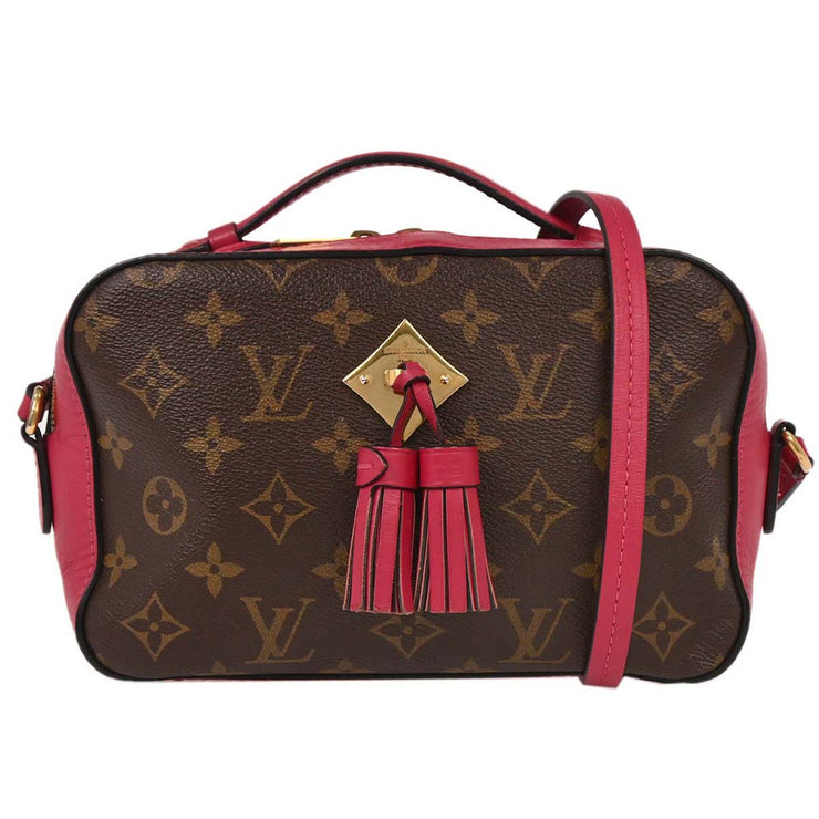Louis Vuitton Pink Monogram Saintonge Shoulder Bag M43557 CA0118 AQ00159
