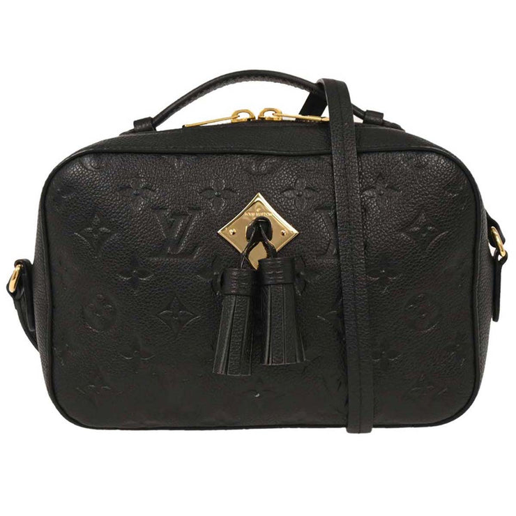 Louis Vuitton Black Monogram Empreinte Saintonge Crossbody M44593 CA4168 AQ00160
