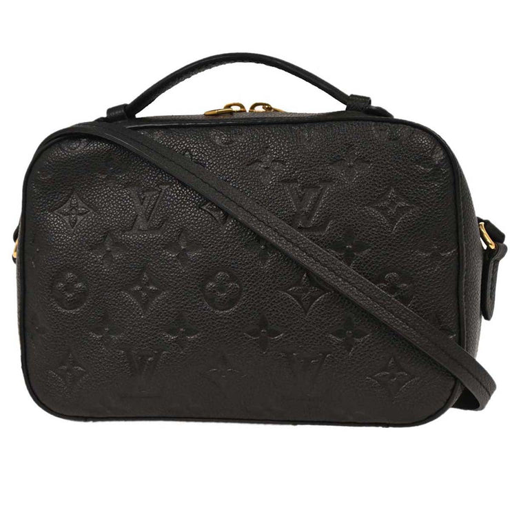 Louis Vuitton Black Monogram Empreinte Saintonge Crossbody M44593 CA4168 AQ00160