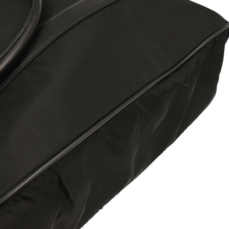 Prada Black Nylon Tote Handbag 65 AQ00162